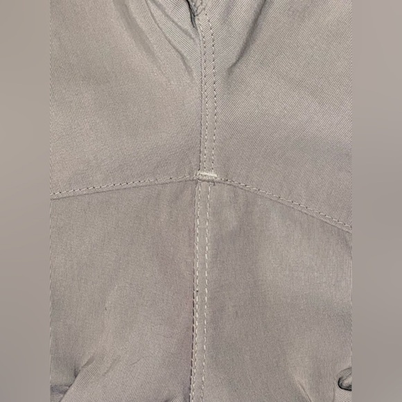 Women The North Face weatherproof sand beige hiking outdoor nylon pants size 10 - Picture 11 of 12